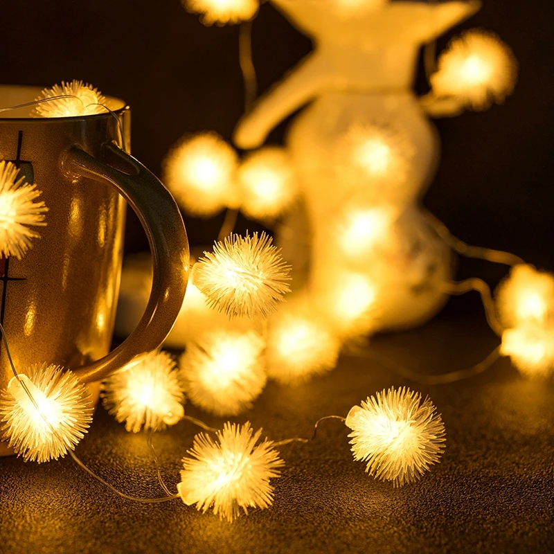 

LED light string 10m with 50/1000 LED lights Waterproof decorative light for bedroom courtyard party Warm white Fairy light