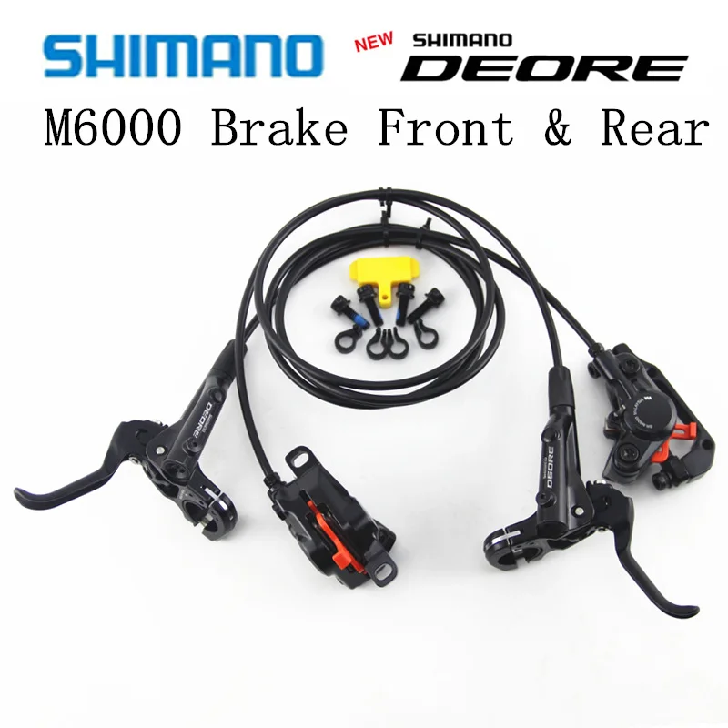 SHIMANO DEORE M6000 тормоз горные велосипеды гидраулик Дисковый Тормоз MTB BR BL-M6000 DEORE тормоз 900/1400/1500 левый и правый