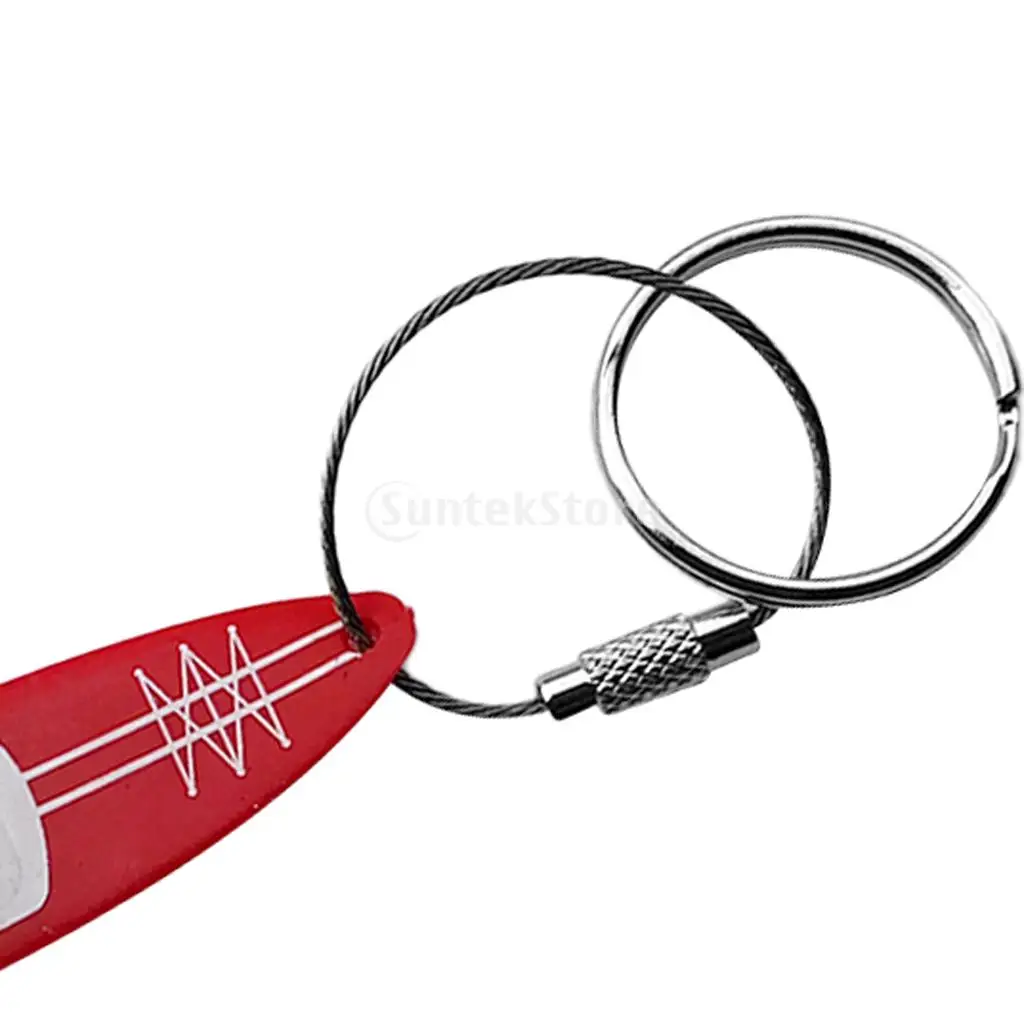 Creative Kayak Keychain Keyring Key Fob Key Holder for Outdoor Hiking Sports Travel Kayaking Fishing - Various Colors & Shapes