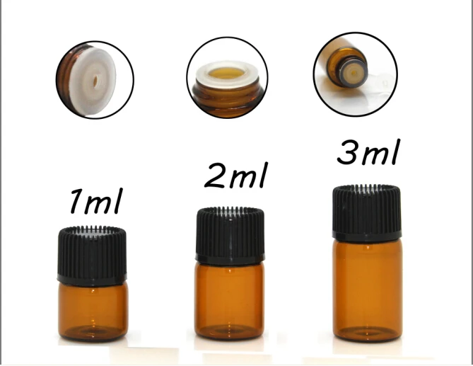 100 шт./лот 1/2/3/5 мл янтарная мини Стекло мы предлагаем вам источник от проверенных Масла пустые прозрачные емкости для пробы небольших Эфирное бутылки
