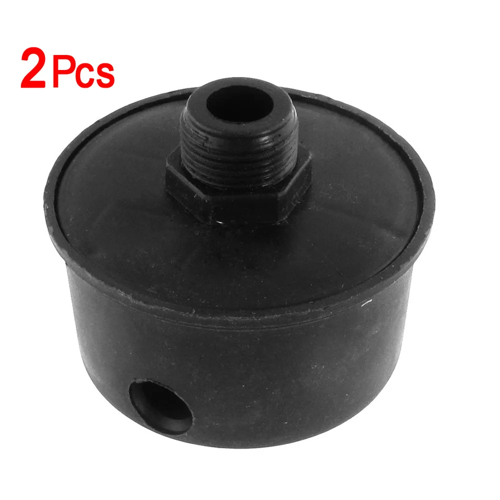 2 Pcs 19.8MM Thread Air Intake Filter Muffler for Compressorin Air
