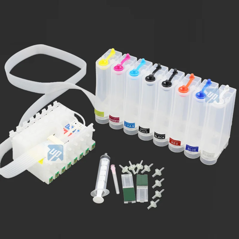 

NON-OEM CIS INK SYSTEM CISS for epson r1800 empty bulk ink system continuous ink system for epson R800 T0540-T0549