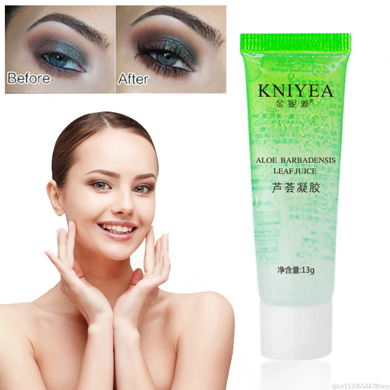 

Pure Aloe Vera Gel Hyaluronic Acid Removal Acne Plants Base Primer Sun Repair Moisturizing Skin Care Face Cream Makeup TSLM1