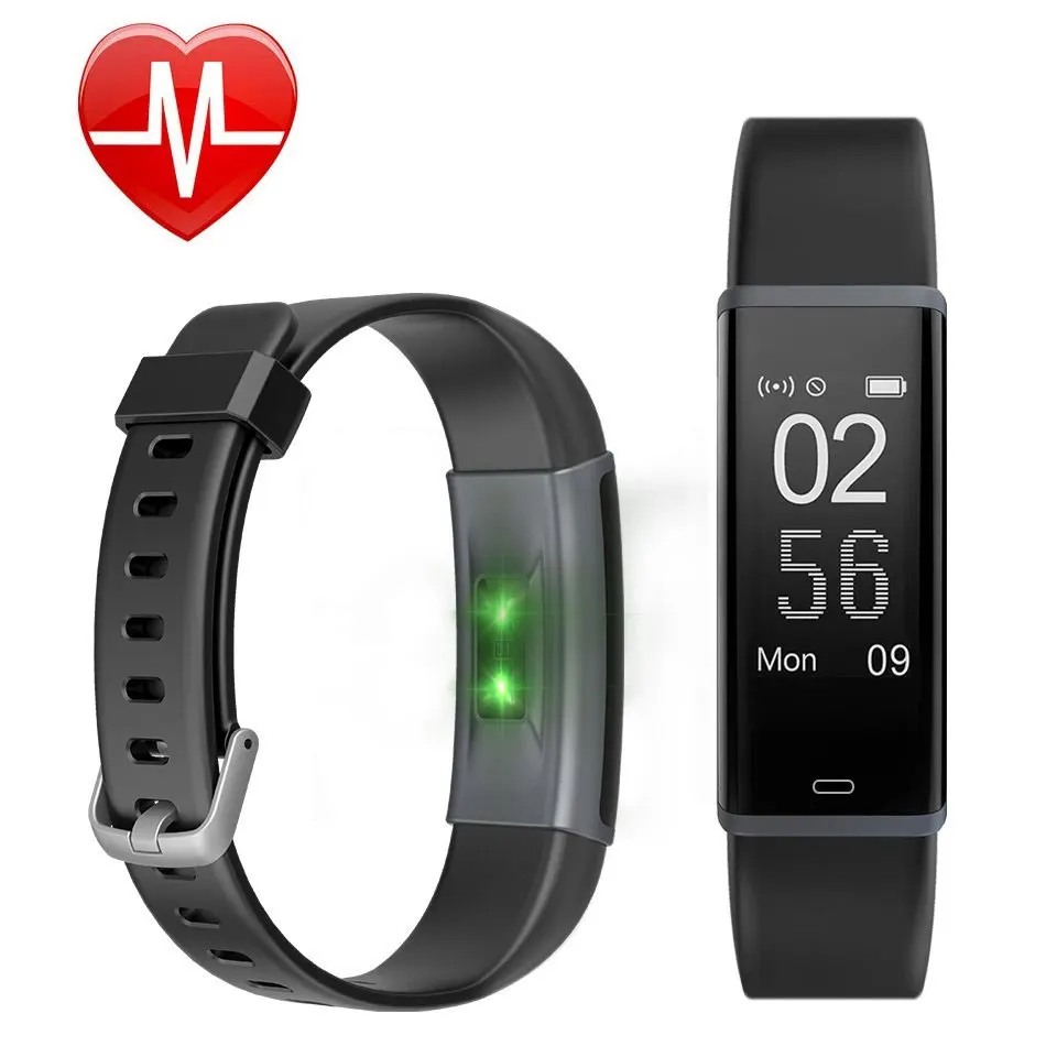 

Smart Wristband Fitness Tracker Watch with Heart Rate Monitor Waterproof Smart Bracelet as Pedometer Calorie for Kids Women Men