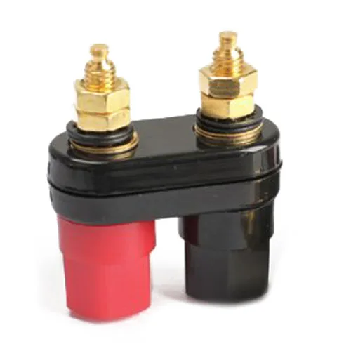 10X Red Black Binding Post for 4mm Banana Plug Power Supply Terminal EC
