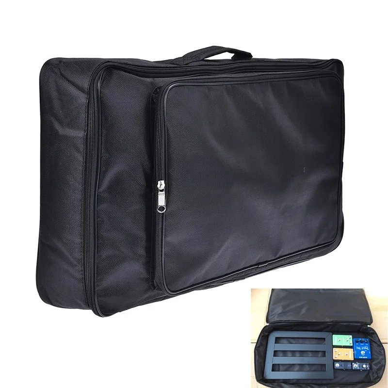 Effects Pedal Board Gig Bag Soft Case Black 60*33*10cm Guitar Pedal Board Setup Big Style DIY Guitar Pedalboard Effects Pedal Board Gig Bag Soft Case Black 60*33*10cm Guitar Pedal Board Setup Big Style DIY Guitar Pedalboard