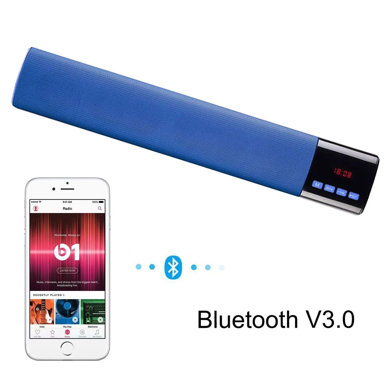 Bluetooth беспроводной 3D Саундбар звук бар кинотеатр HiFi акустическая система сабвуфер