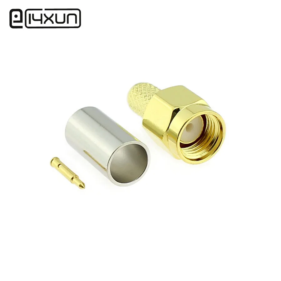 

1pcs RF Coaxial Connector SMA Male Plug Copper High Frequency Cable Adapter for 503 / 141