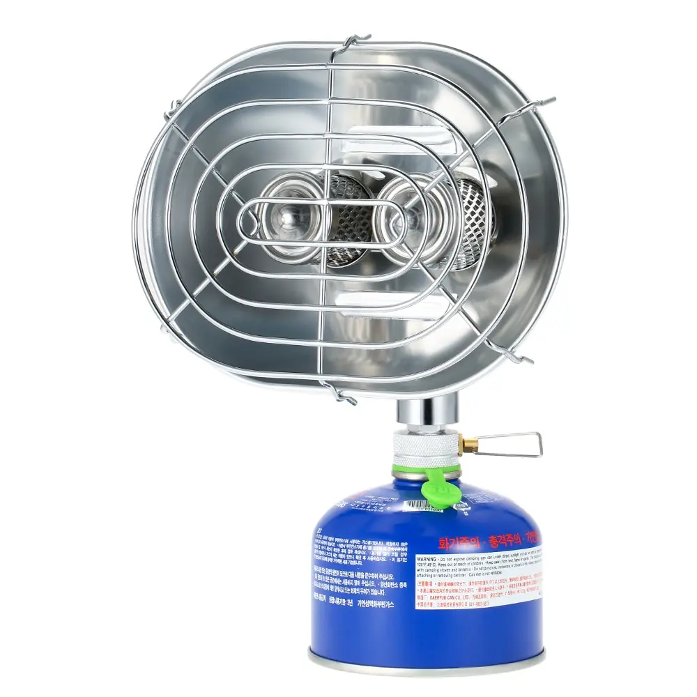 

BRS-H22 Double Head Outdoor Heater Portable Gas Stove Heating Stove Outdoor Fishing Camping Infrared Ray Warmer Heater Gas Stove