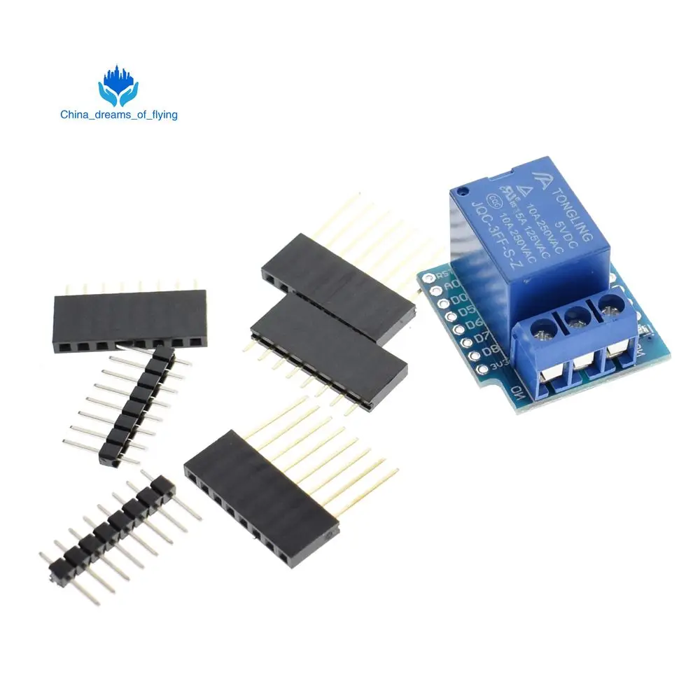 

1 channel Relay Shield for D1 mini Relay Module Smart Electronics