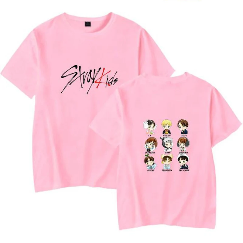 Kpop harajuku KPOP, корейская детская футболка с мультяшным принтом kpop, женские хлопковые повседневные Забавные футболки, одежда в стиле хип-хоп размера плюс