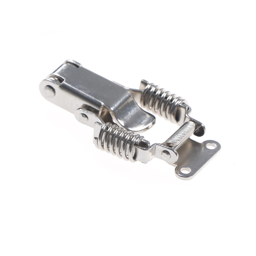 NEW 1 PCS Cabinet Boxes Hasp Lock Spring Latch Catch Toggle Stainless Steel Toggle Latch Catch Hasp
