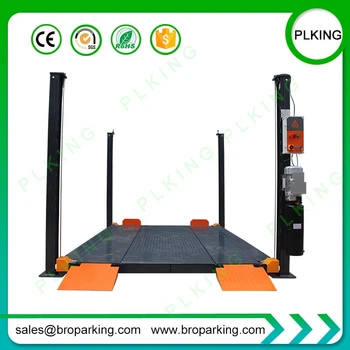 

Low height economic 4 post hydraulic electric car garage with CE ISO