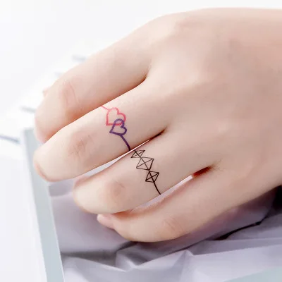 Водостойкие временные тату наклейки алмазная корона сердце поддельные тату флэш-тату боди-арт рука ноги для девушек женщин мужчин