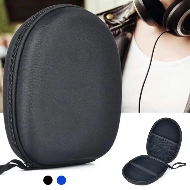 Portable Headphone Earphone Case Headset Carry Pouch Shockproof Storage