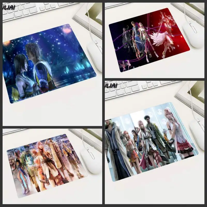 

KULIAI Multi Color Animation Game Mouse Pad Final FantasyMouse Mat Gaming Can Be Used for Gaming Laptops Tablet Computer Gifts