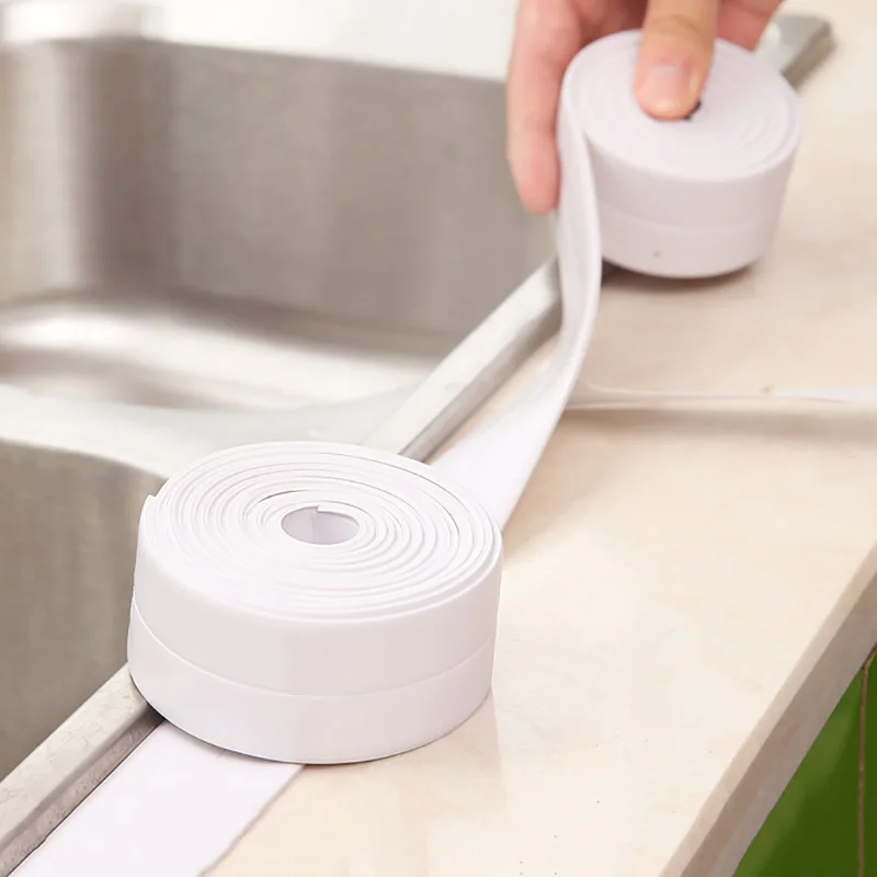 

Kitchen Bathroom Wall Sealing Tape Waterproof Mildew Proof Corner Line Stick Strip Self-Sealing Tape
