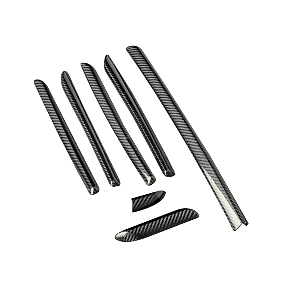 

Red black Center Console Dashboard Trim Strips ABS Car Door Decoration Cover Trims Carbon Fiber Style For Audi A3 8V2014-2018 S3
