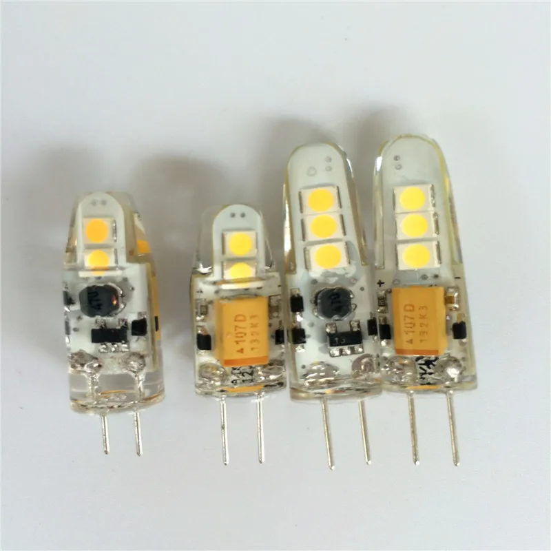 

Hot sale!  G4 SMD2835 4leds 6leds 1W 2W AC12V DC12V Led Bulbs decoration light Chandelier Crystal Corn room lights 10pcs/lot