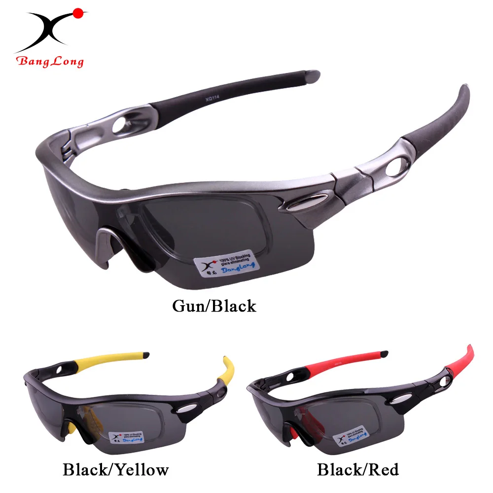 Polarized Cycling Sunglasses Outdoor Sports Eyewear Interchangeable 4 PC Lens