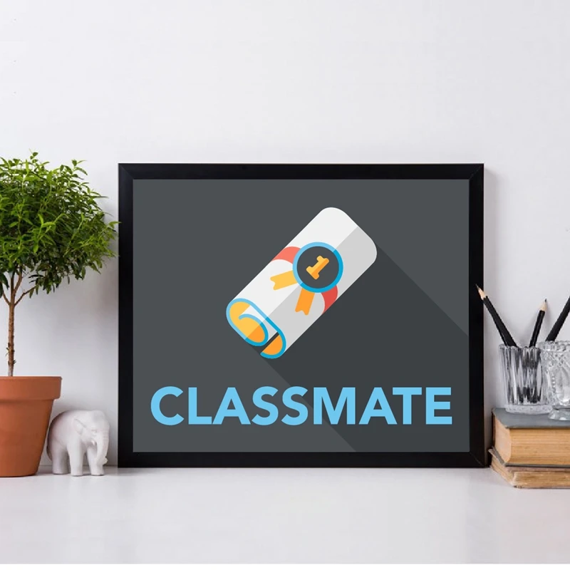 School poster classmate prints