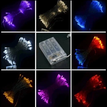 

2M 5M10M Led Battery String Light AA Battery Operated Fairy Garland Light For Christmas Wedding Party Decoration