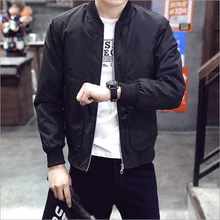 Asian size not European American size Business jacket men casual slim stand collar jacket solid
