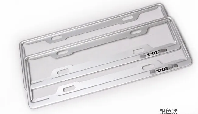 

Car styling Car SGX Regulation License plate frame Decorative frame for V40 V60 2pcs/set free shipping