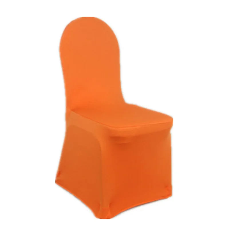 Orange Universal Spandex Chair Covers China For Weddings