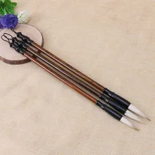 1 шт Китайская каллиграфия, ручка волк, овца, кисть для письма, деревянная ручка