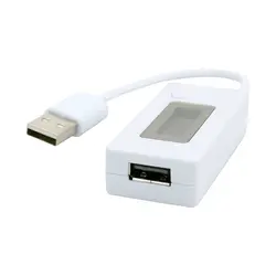 USB ток и вольтметр тестер емкости батареи мобильный измеритель мощности с ЖК-дисплеем