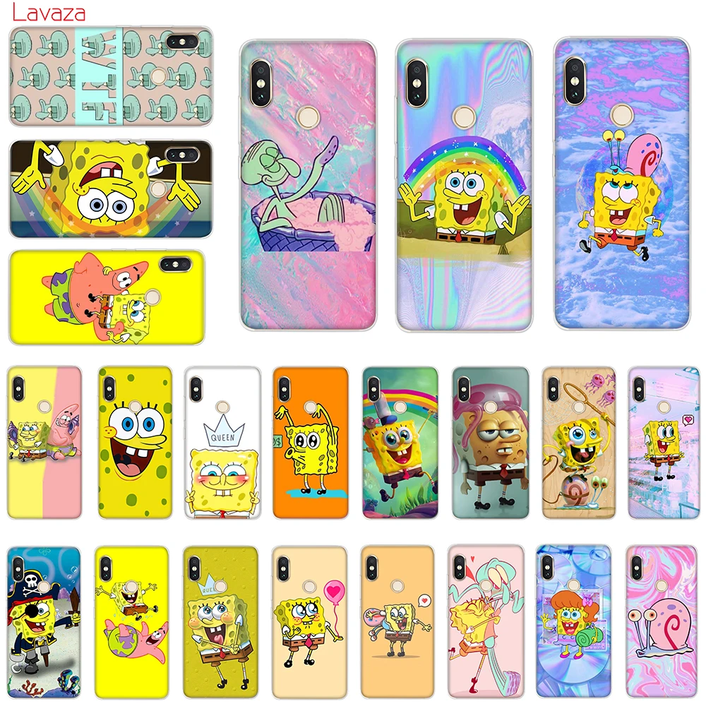 

Lavaza Spongebob aesthetic Hard Phone Case for Xiaomi Redmi 5A 5 Plus 6 Pro 6A cases for Redmi Note 5 6 7 Pro Cover