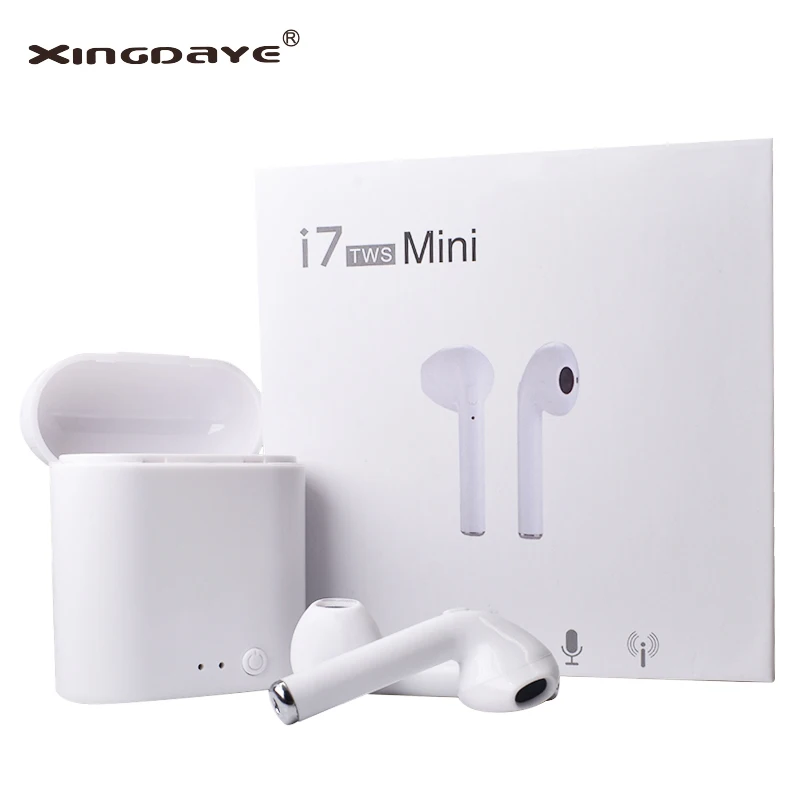 

xingdaye i7 TWS Mini Wireless Earphone Bluetooth headset Charging Box Stereo Earbud For All Smart Phone