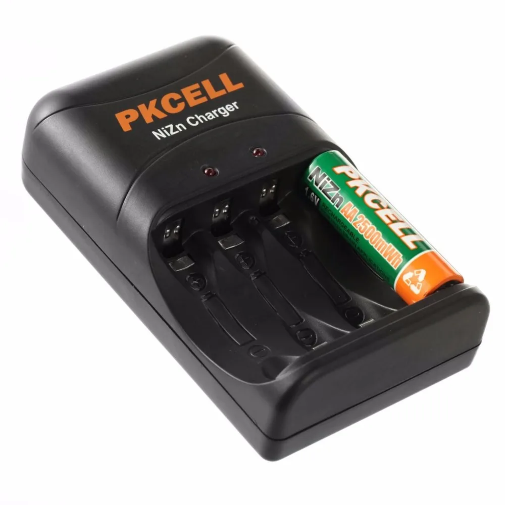 

PKCELL Ni-Zn Battery Charger With EU Plug Fast Charging 4 Slots Intelligent Batter Charger For Nickel Zinc AA/AAA Battery