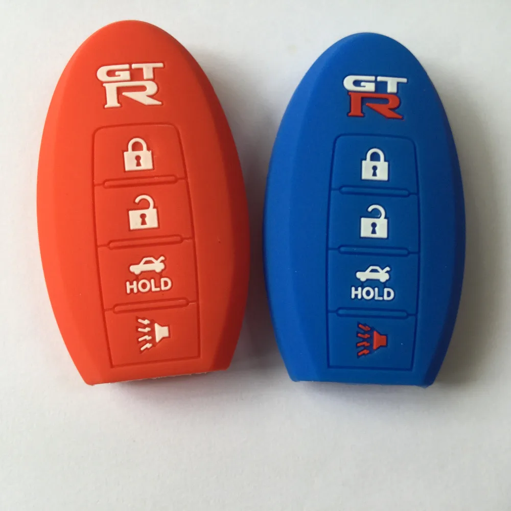 Силиконовый чехол с Дистанционным Ключом оболочка для Nissan Skyline GT R R35 R34 R32 GTR Key