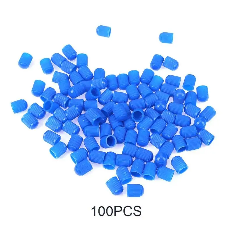 

VODOOL 100PCS HBR16 Tubeless Tyre Wheel Stem Air Valve Caps Car Tire Valve Dust Caps Covers Auto Truck Bike MTB Dust Dustproof