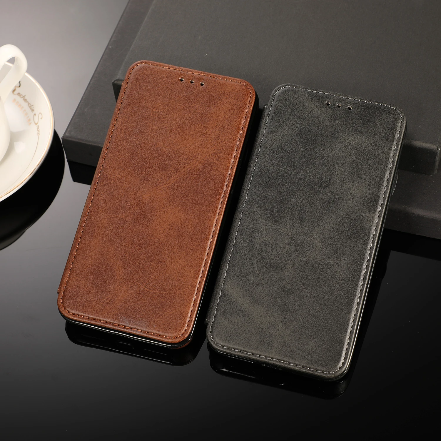 

For Huawei P30 Lite P30 Pro Magnet leather flip Case For Huawei Mate 20 Pro Mate 20 Lite Card Slot Wallet Cover Phone Bag
