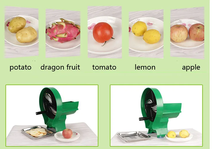 Бытовой ручной слайсер лимон фруктовый, овощной слайсер Еда дробильная машина