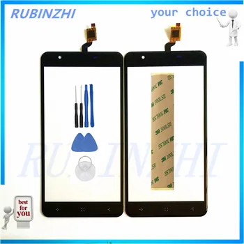 

RUBINZHI Phone Touch Panel For Elephone C1X Touch Screen Digitizer Front Glass Lens Sensor Replacement With 3M Sticker+tools
