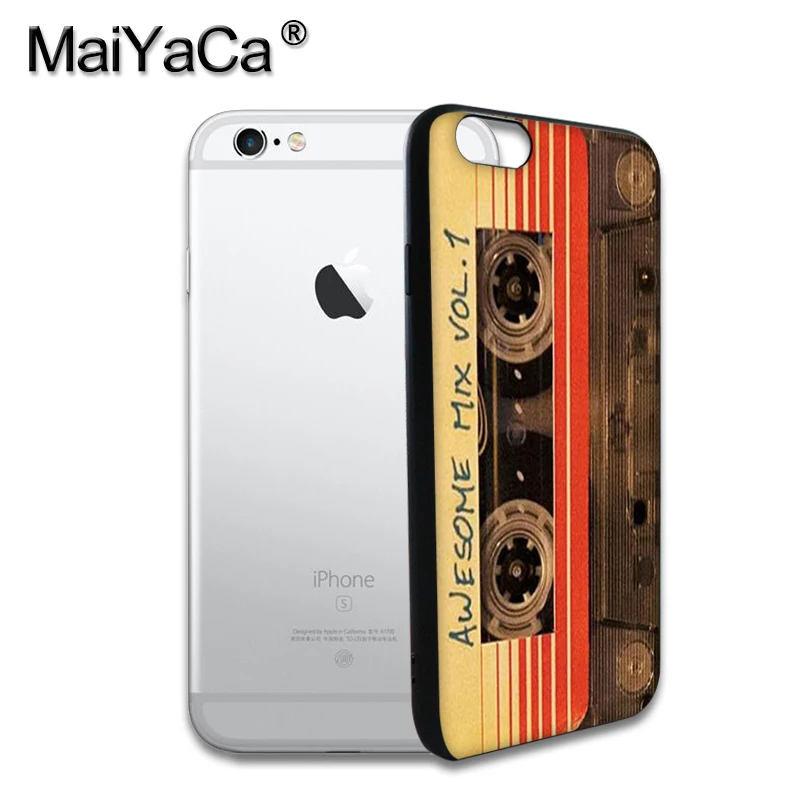 MaiYaCa силиконовый чехол для телефона для iphone 5S 6s 6s plus 7 8 plus 11pro max чехол mixtape винтажная магнитная лента кассета аудио лента чехол для iphone x xs max xr 11pro coque