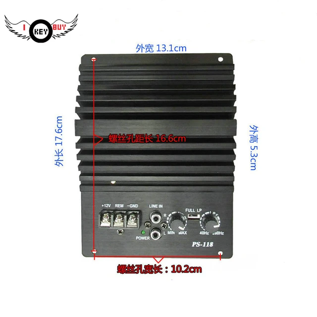 Special Offers 100W 12V Car High Power Subwoofer Audio Amplifier Auto HiFi Amplifiers Board Monaural Aluminum Alloy I Key Buy Special Offers 100W 12V Car High Power Subwoofer Audio Amplifier Auto HiFi Amplifiers Board Monaural Aluminum Alloy I Key Buy