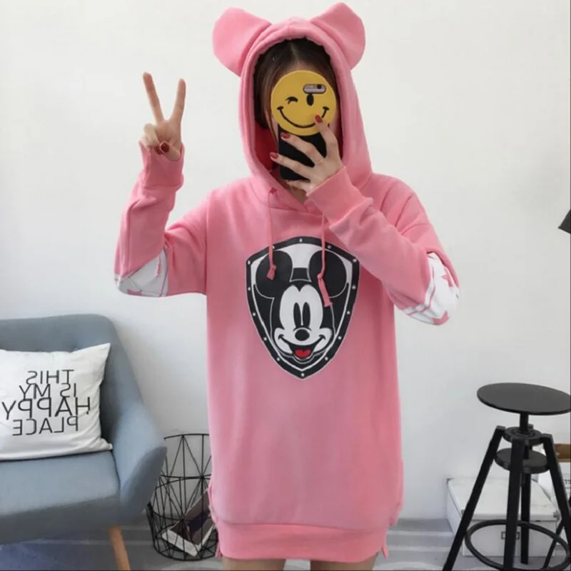 2019 fall and winter clothes moletom mickey Sweatshirt couple big yards thick velvet leisure Songane wide pullovers hoodies 2019 fall and winter clothes moletom mickey Sweatshirt couple big yards thick velvet leisure Songane wide pullovers hoodies