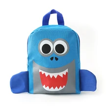 Новинка года; Детский рюкзак с милым рисунком голубой акулы; детские школьные ранцы для мальчиков и девочек; Детский рюкзак