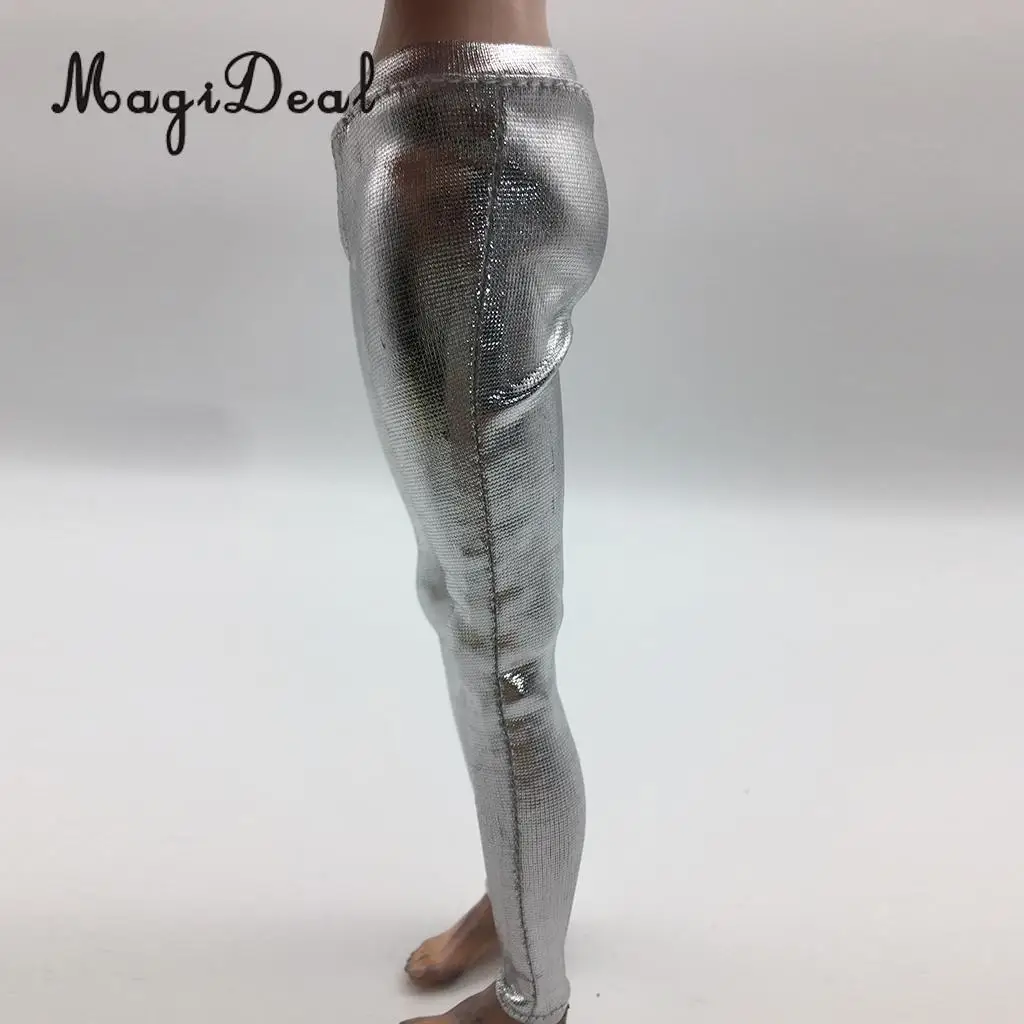 MagiDeal 1/6 Scale PU Leather Female Trousers Women Pants Clothes for 12 Inch Figures Doll Toy DIY Accessories