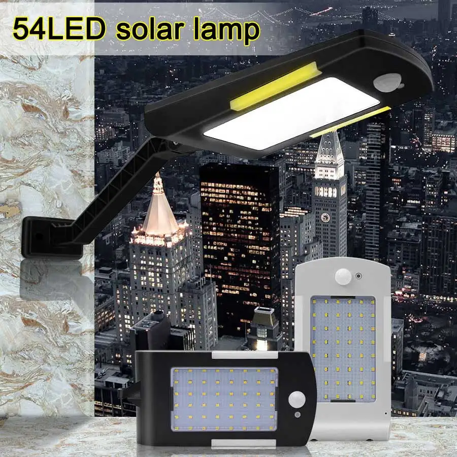 Newest 450LM 48 LED Solar Power Street Light PIR Motion Sensor Lamps Garden Security Lamp Outdoor Street Waterproof Wall Lights solar lamp outdoor