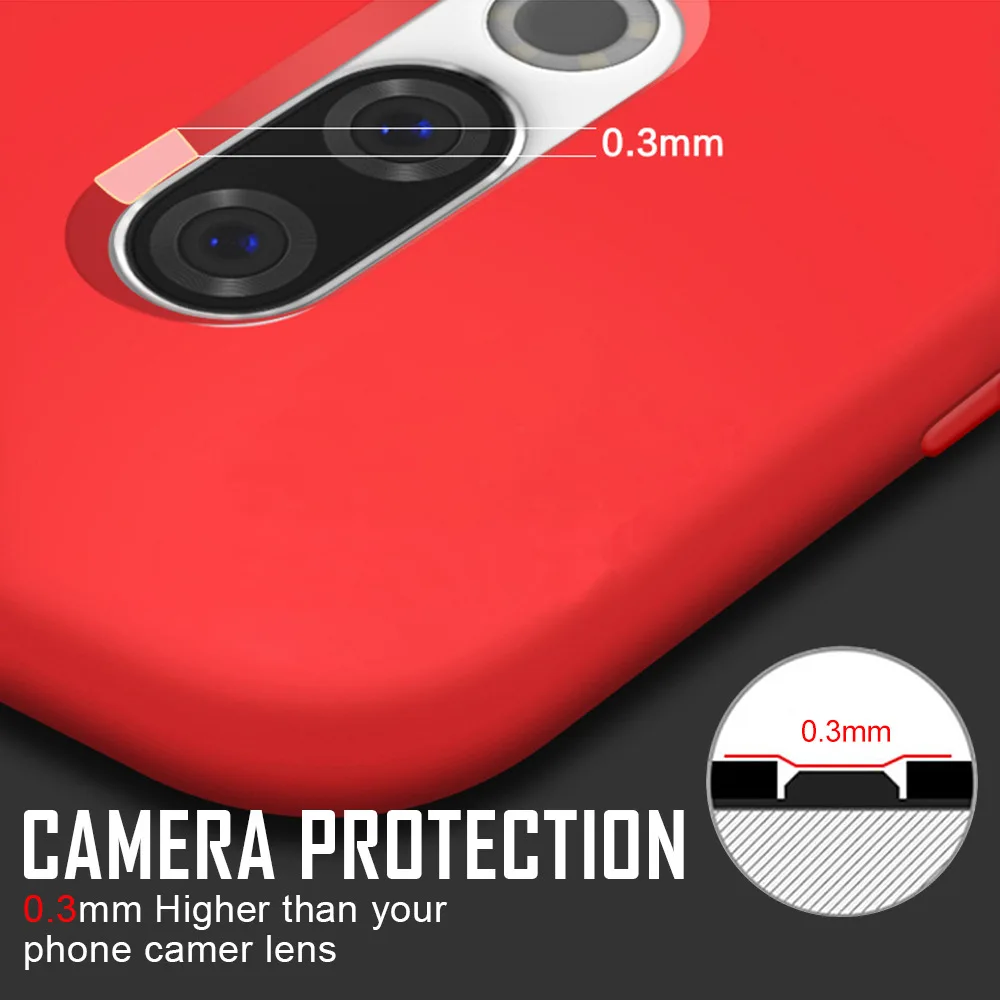 Чехол GKK для Meizu 16s чехол из жидкого силикона мягкий ТПУ приятный на ощупь детский