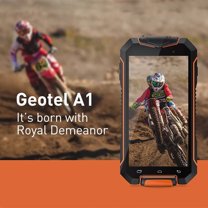 Оригинальный GEOTEL A1 IP67 Водонепроницаемый противоударный смартфон 4 5 дюйма Android 7 0