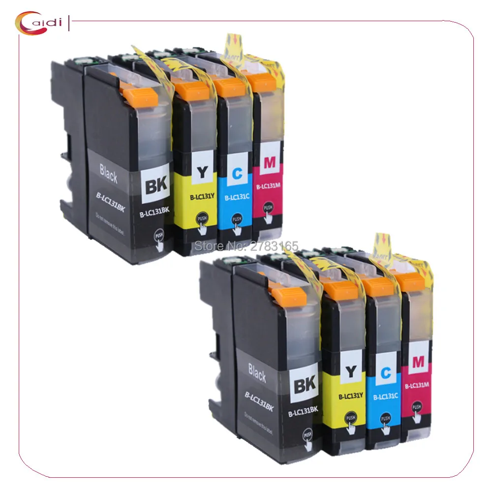 8 шт. совместимый чернильный картридж для принтера brother LC131 LC133 LC135 DCP-J172W/J152W/J552DW MFC-J245/J470DW/J650DW/J870DW J4410DW/J4510D