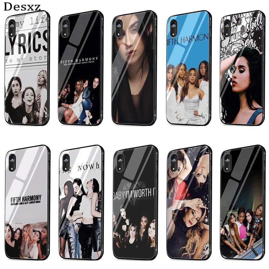 Чехол из закаленного стекла для iPhone 6 6s 7 8 Plus 5 5S SE X XS XR Max Cover 5h Fifth Harmony Shell | Мобильные