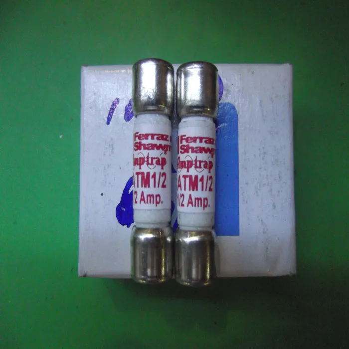 

ATM1 / 2 Ferraz France Roland 10X38 ceramic fuse / fuse 0.5A 600V new authentic